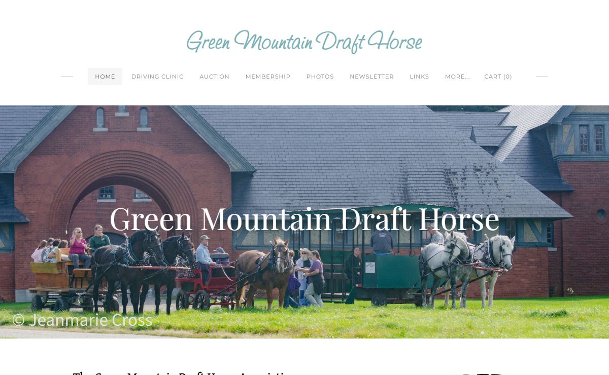 Green Mountain Draft Horse - Home