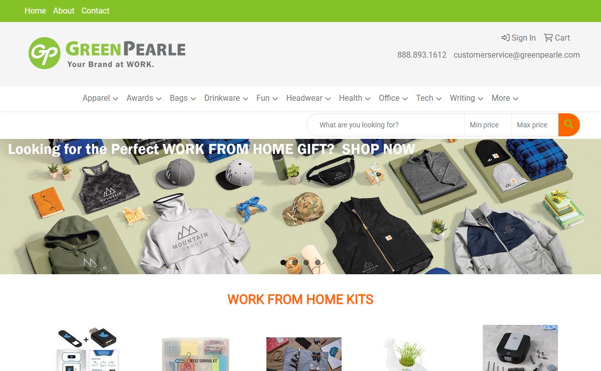 Green Pearle International | Promotional Products & Apparel | La Habra, CA: Home