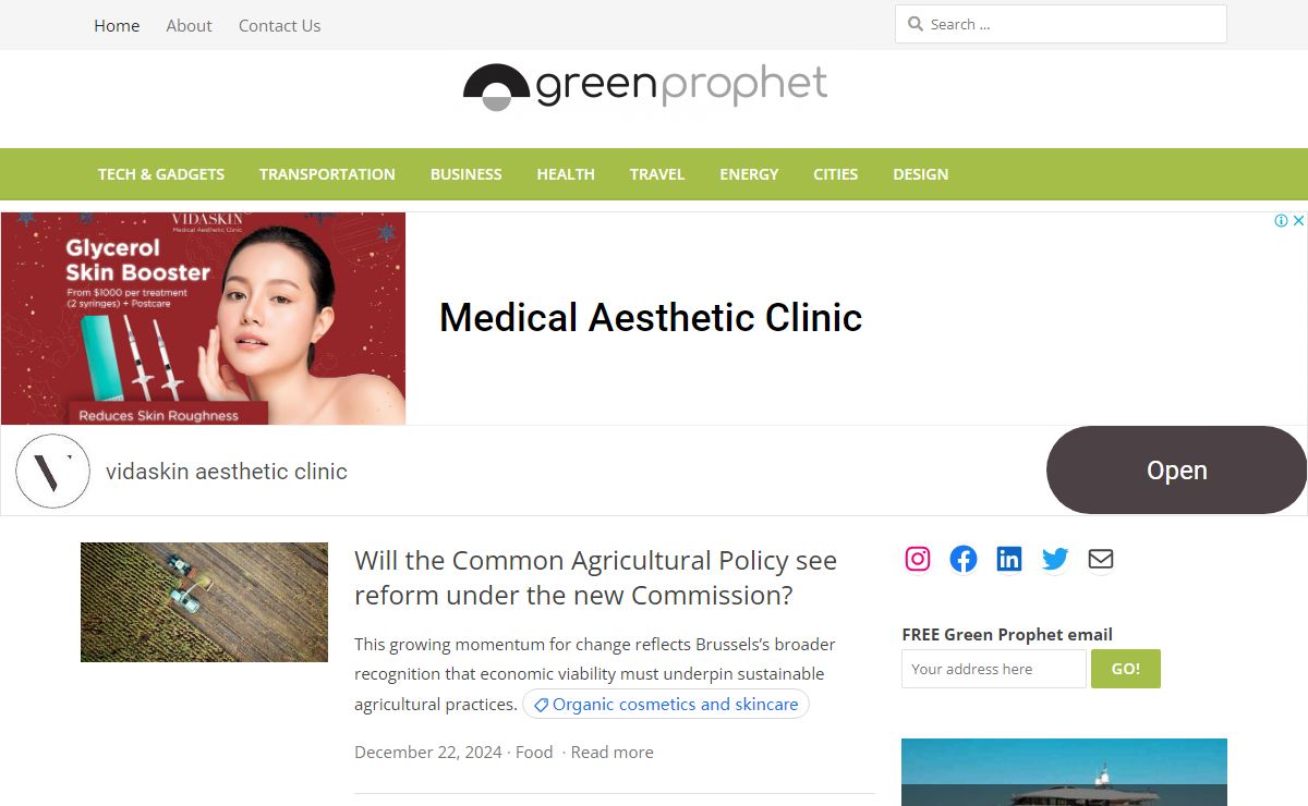 Green Prophet - Sustainability news for the Middle East