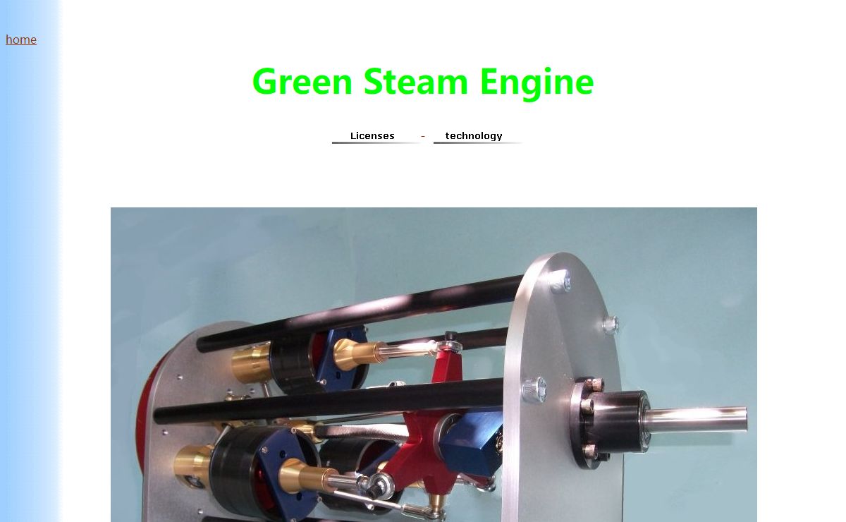 Green Steam Engine <span>®</span>Home Page