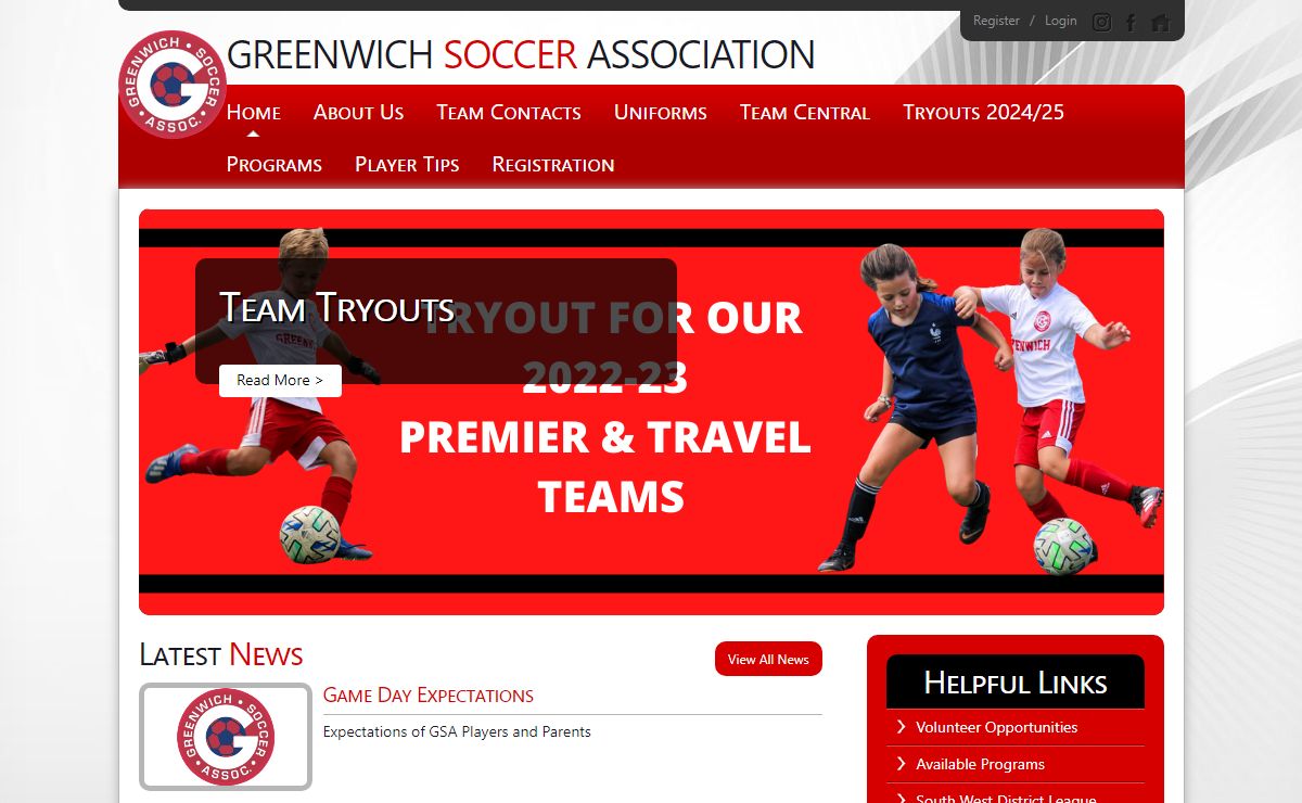 Greenwich Soccer Association > Home
