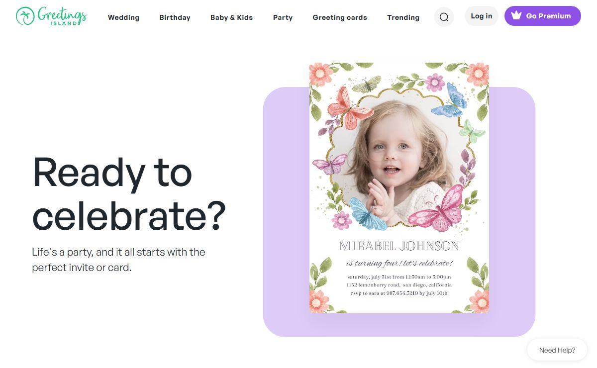 Free Invitation Templates & Greeting Cards | Greetings Island