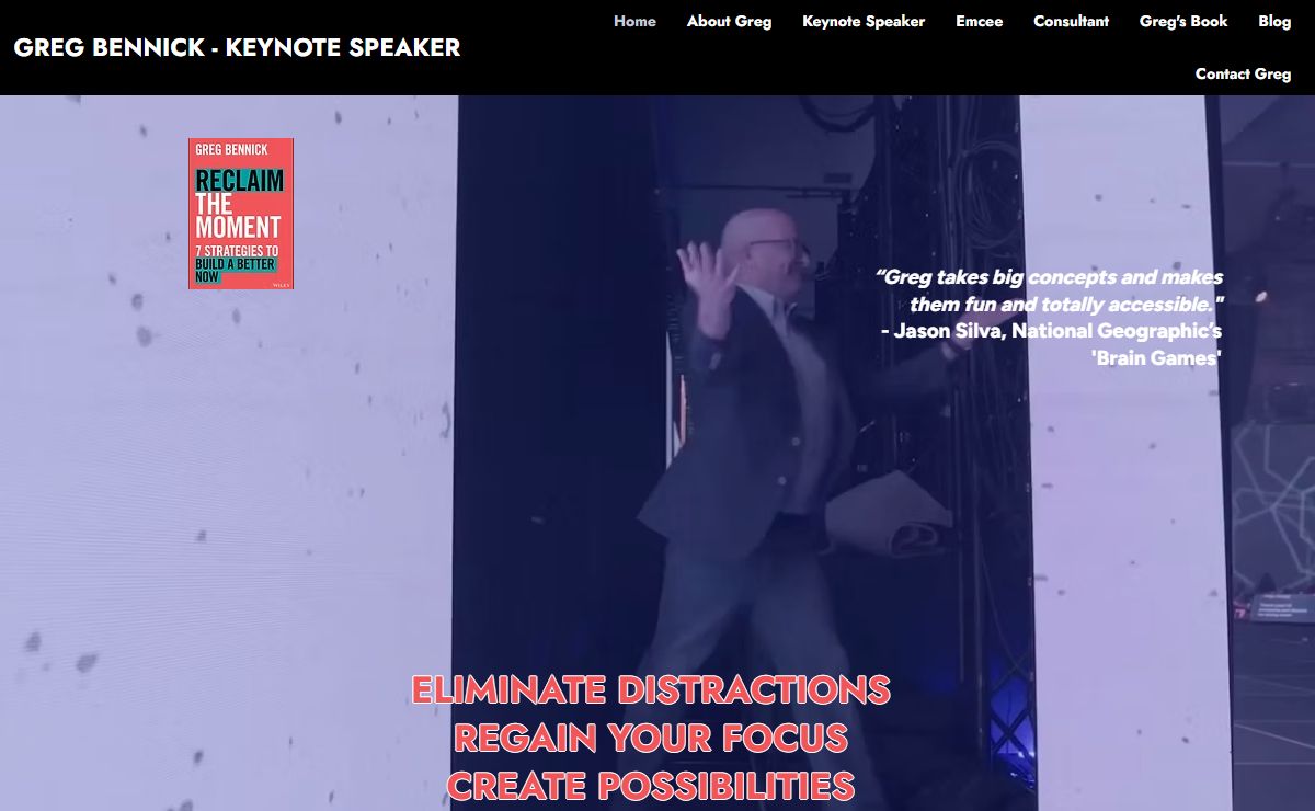 Greg Bennick - Team building keynote speaker