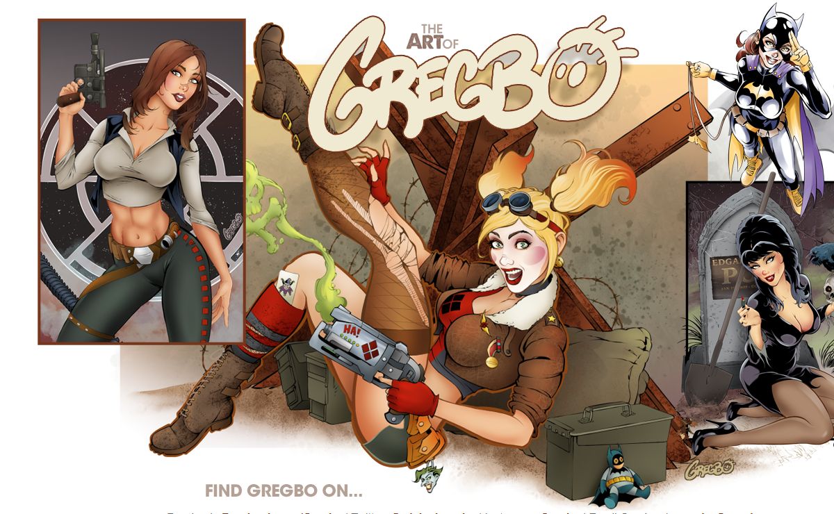 The Comic and Pinup Art of Gregbo Watson
