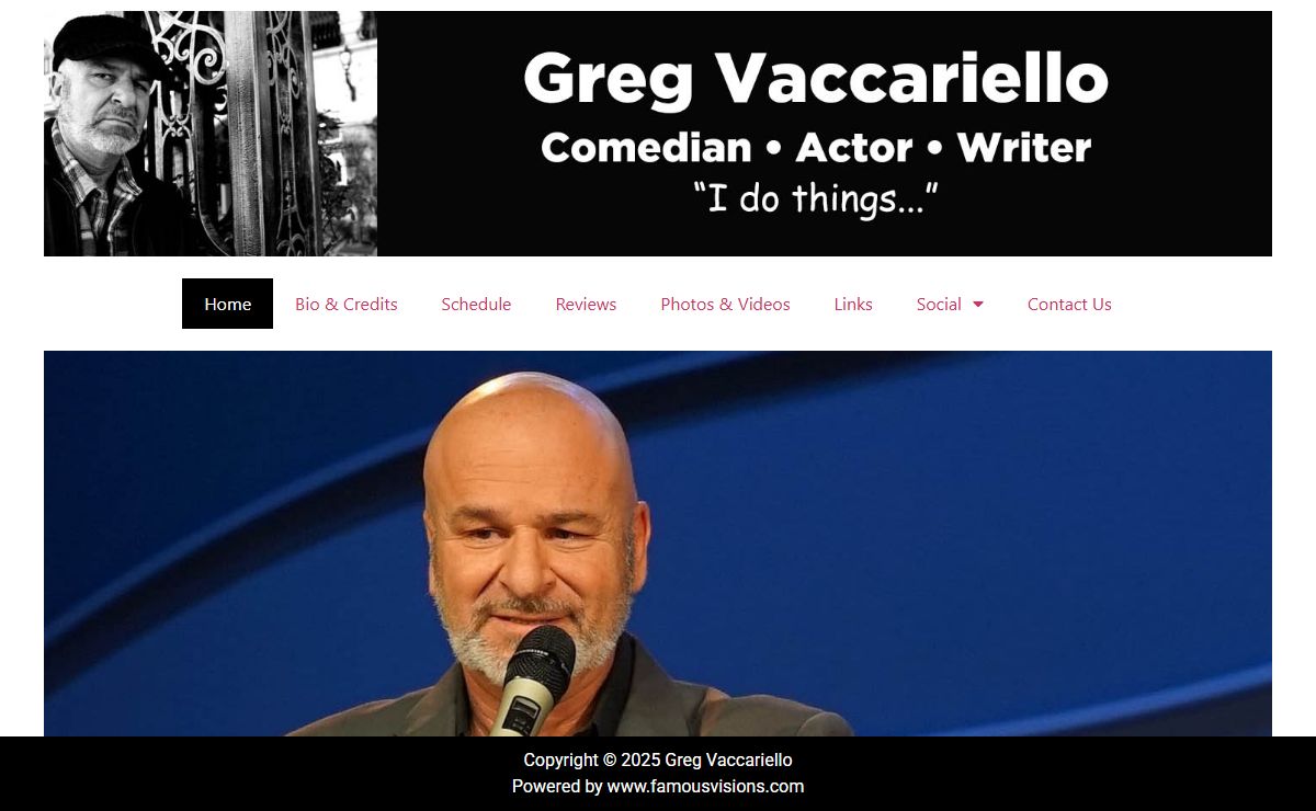 Greg Vaccariello - Comedian - Actor - Writer