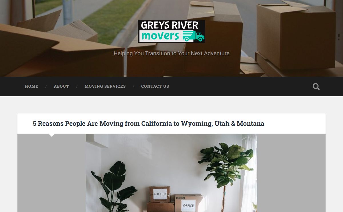 Greys River Movers | Affordable Local Moving & Storage Company