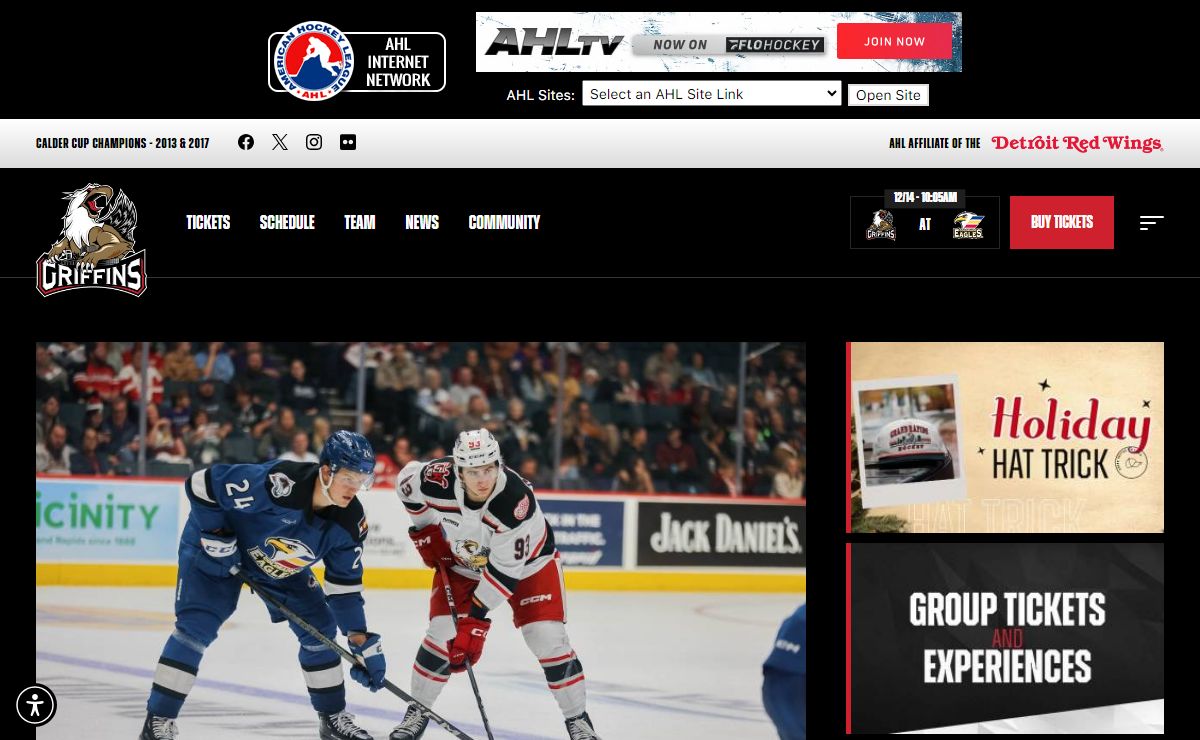 Grand Rapids Griffins | Homepage