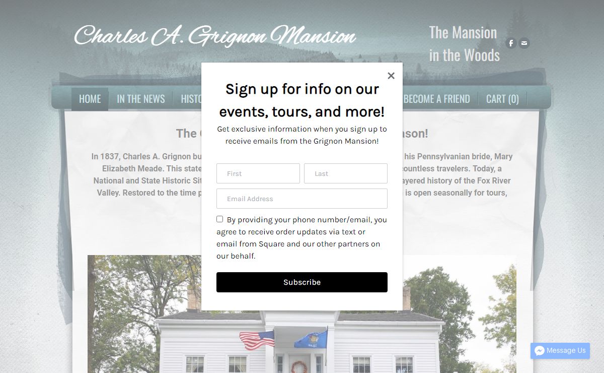 Charles A. Grignon Mansion - HOME