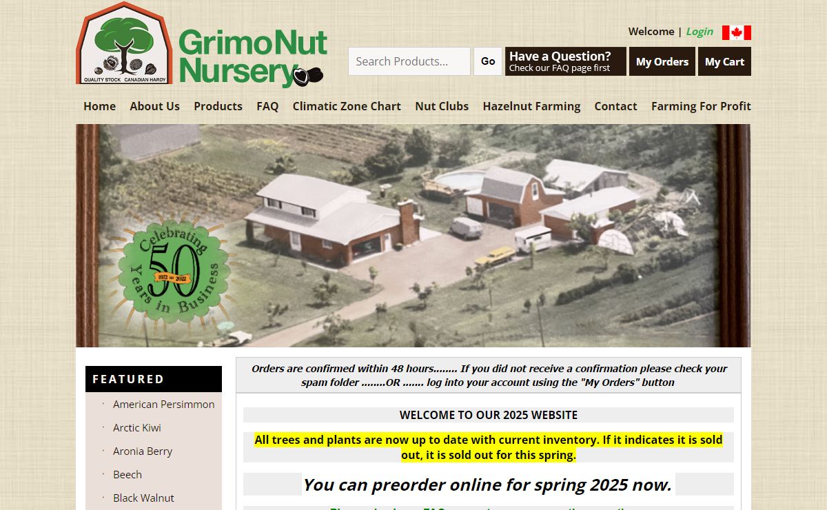 Home - Grimo Nut Nursery