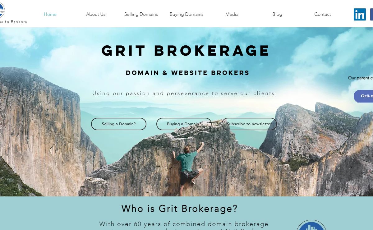 Grit Brokerage: Domain and Website Brokers