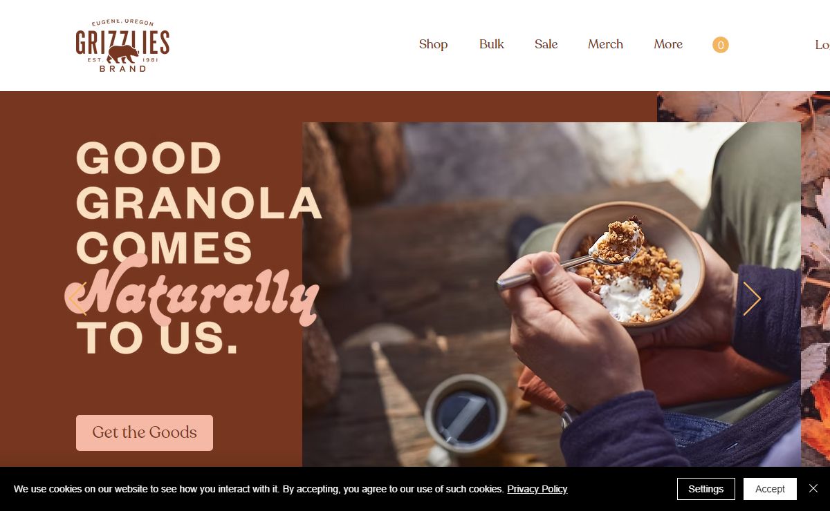 Organic Muesli, Granola, & Trail Mix | Grizzlies Brand