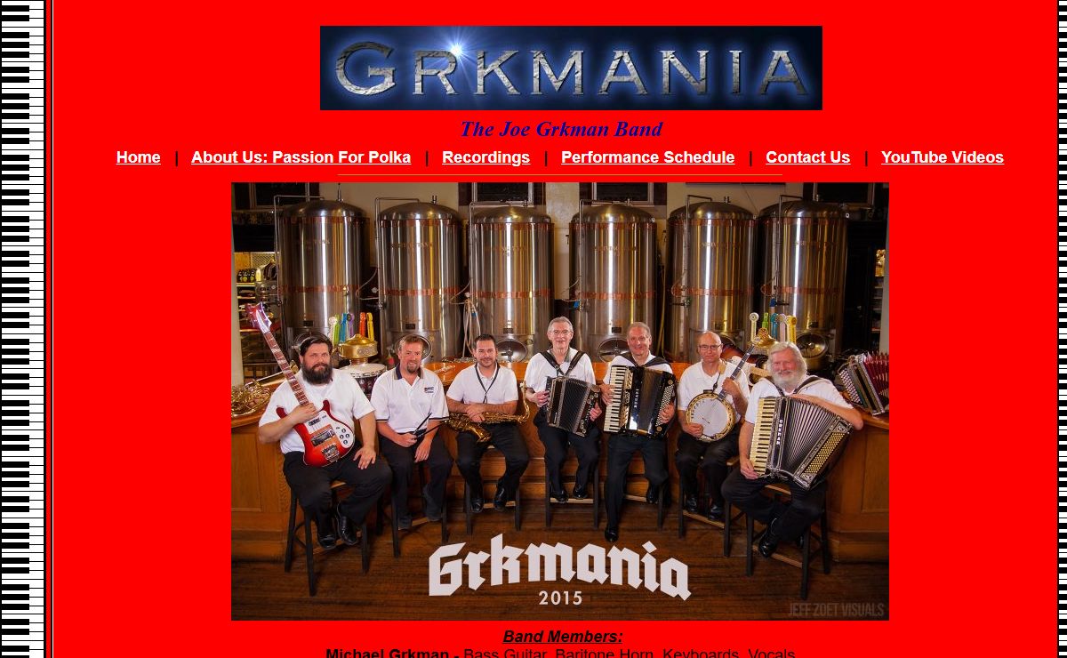 Joe Grkman & GRKMANIA - Award-Winning Polka Band