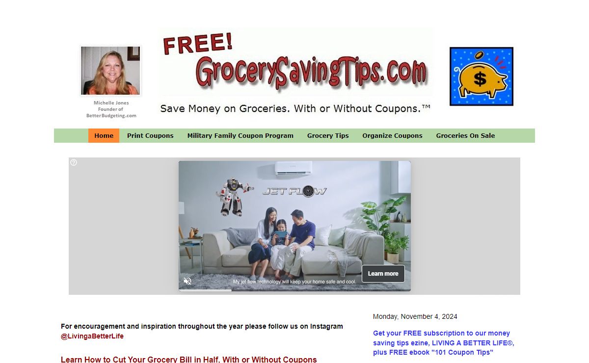 The Original Free Grocery Tips Site - GrocerySavingTips.com