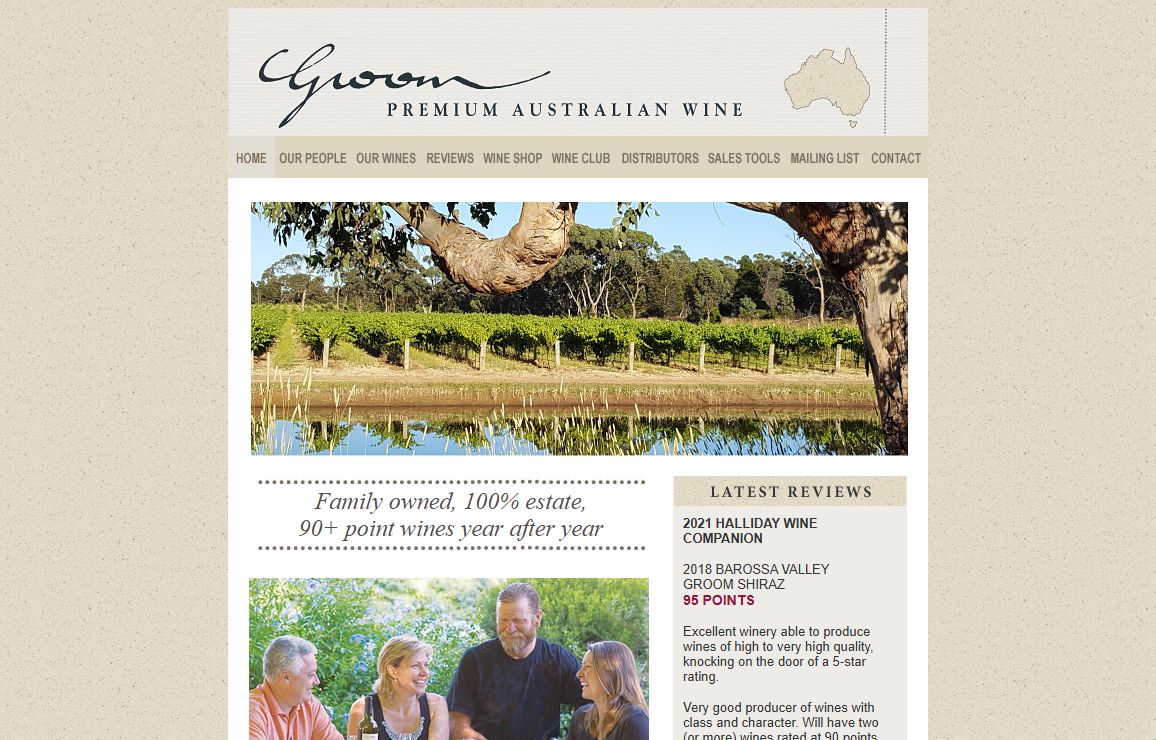 Welcome to Groom Wines