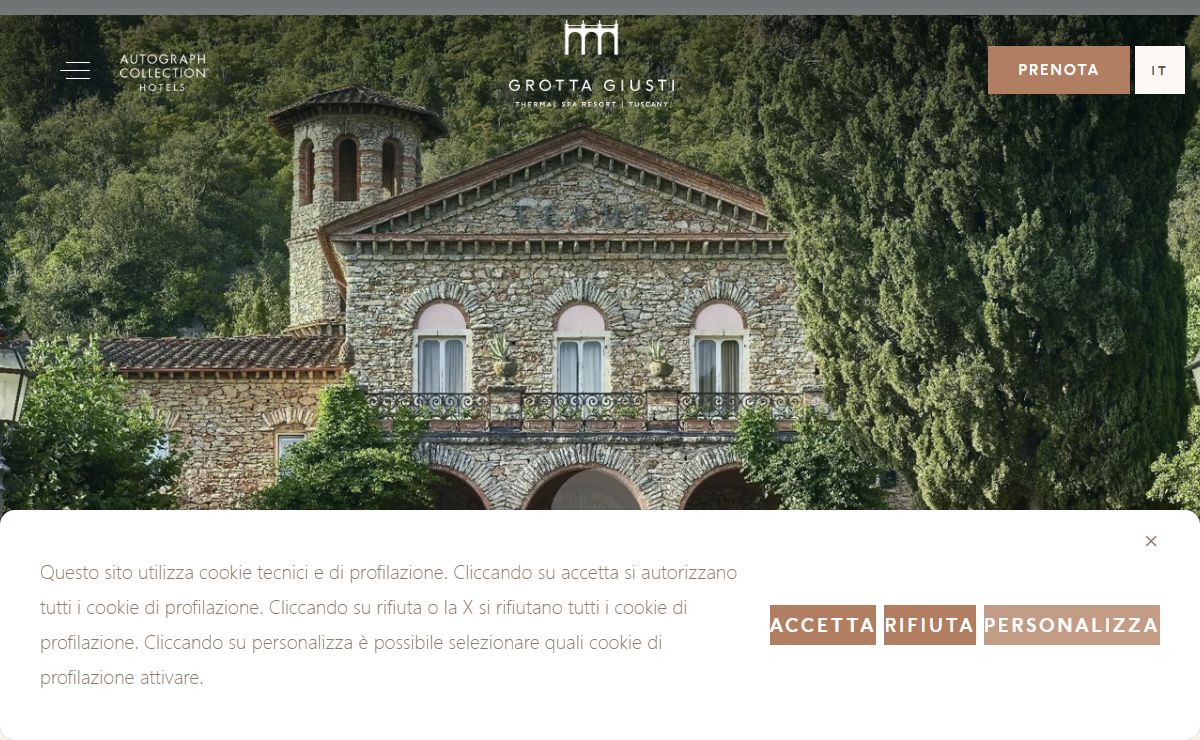 La nostra Spa in Toscana: Grotta Giusti a Monsummano Terme.