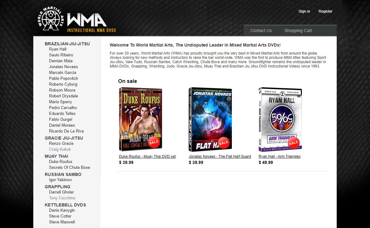 World Martial Arts - MMA DVDs & Mixed Martial Arts Products