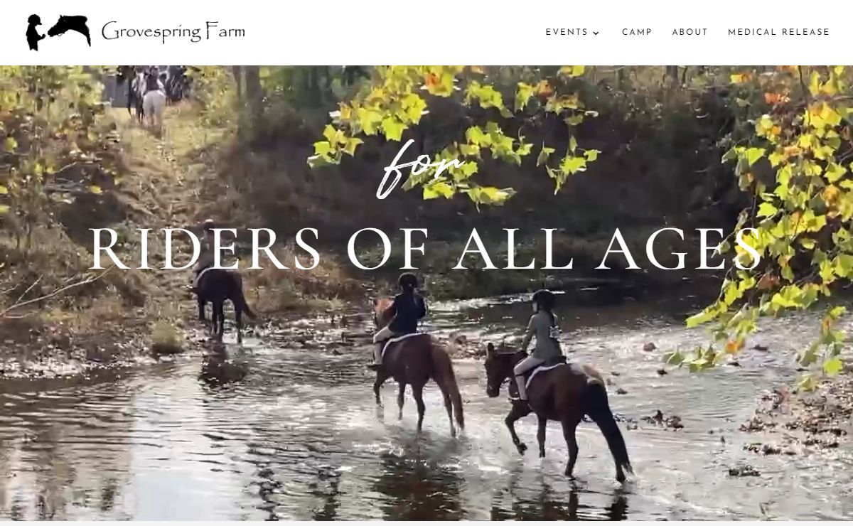 Grovespring Farm | Providing a wholesome, adventuresome environment for outdoor recreation and education.