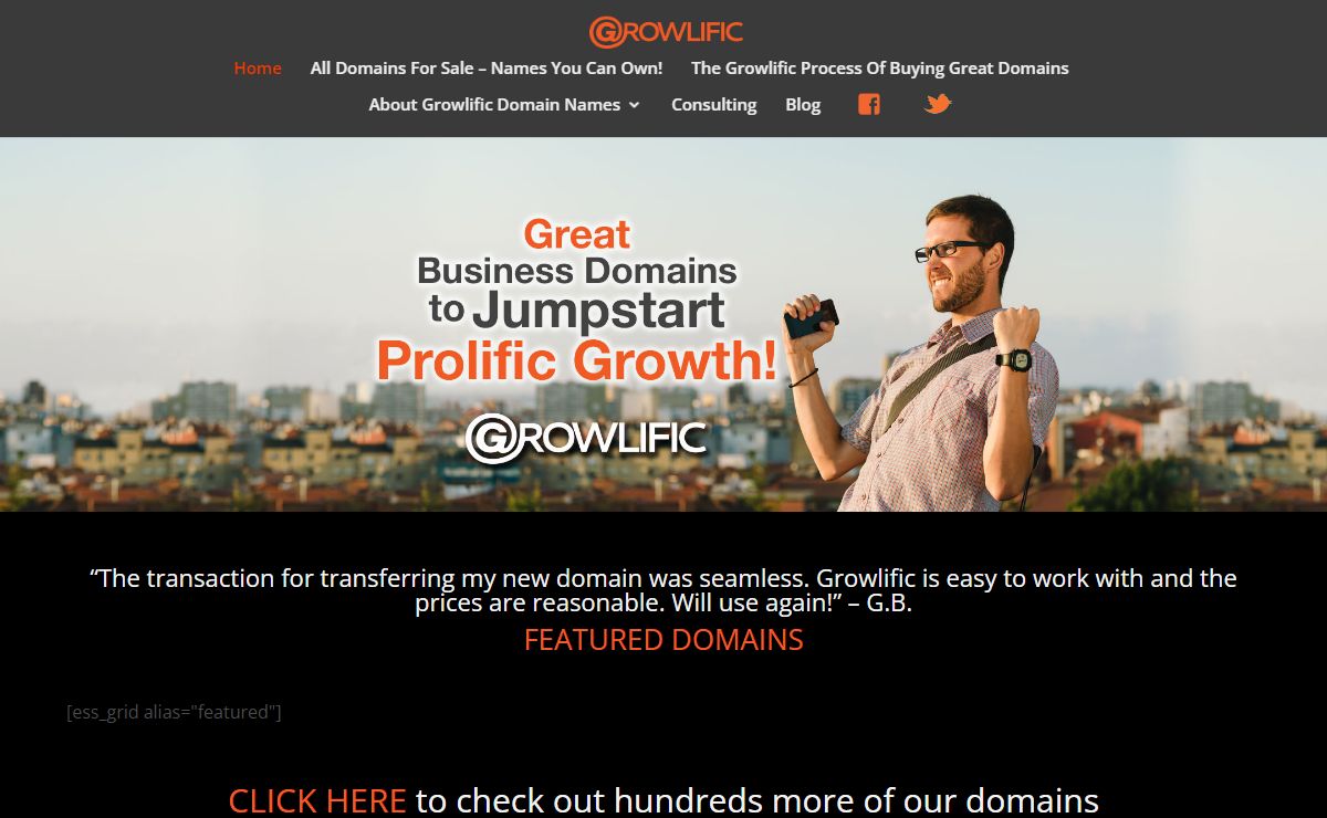 Growlific | Great Business Domain Names