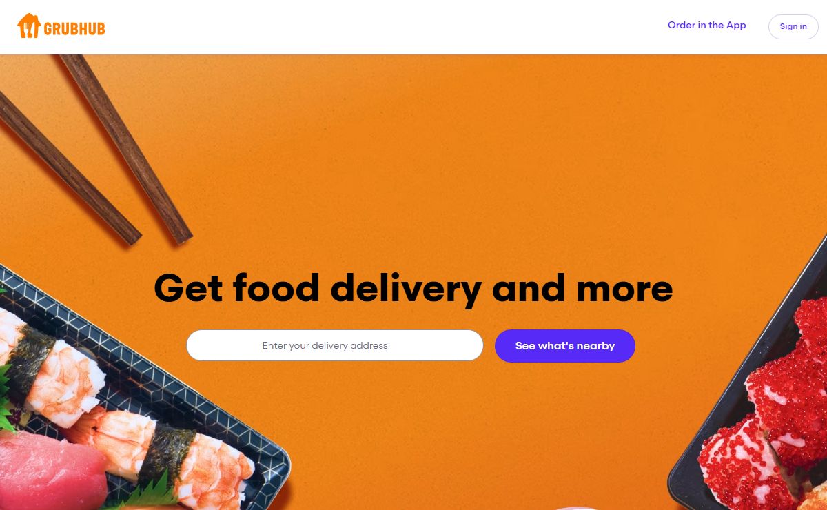 Food Delivery | Restaurant Takeout | Order Food Online | Grubhub