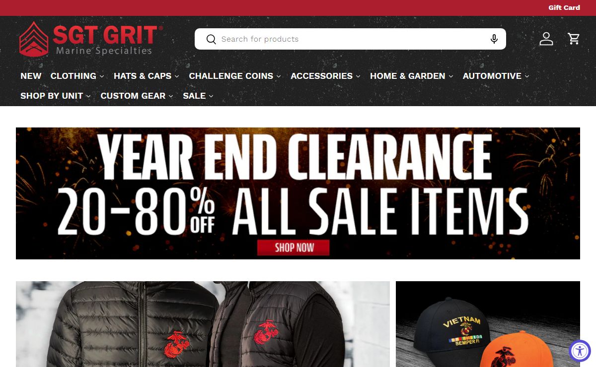 Marine Corps Specialty Shop - SGT GRIT