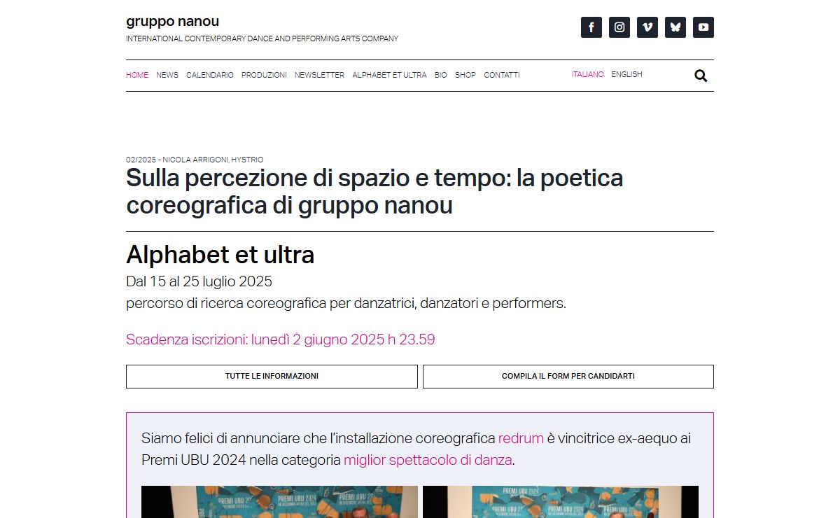 gruppo nanou . home page - gruppo nanou