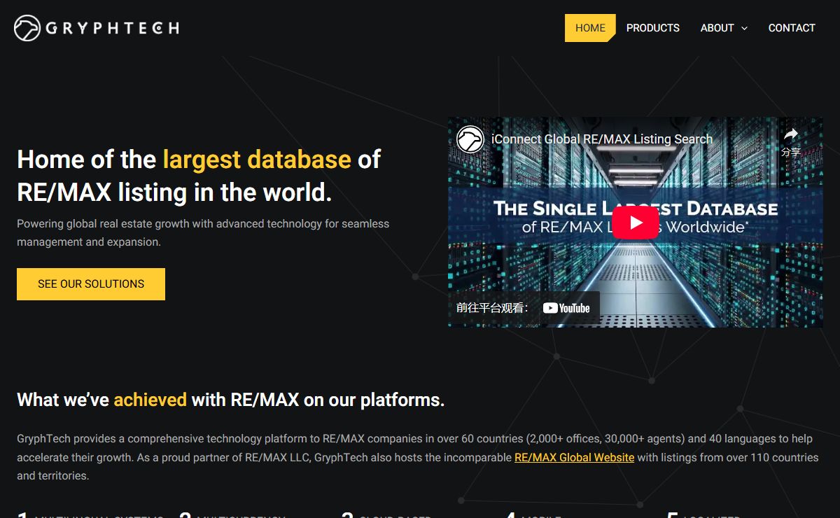 GryphTech – Home of the largest database of RE/MAX listing in the world.
