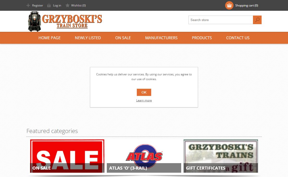 Grzyboski's Train Store: Grzyboski's Train Store