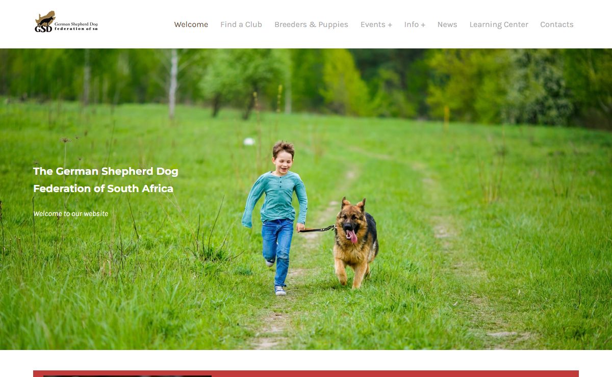 German Shepherd Dog Federation of SA - Welcome