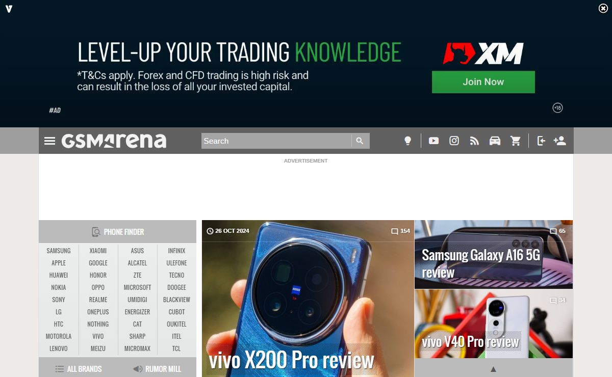 GSMArena.com - mobile phone reviews, news, specifications and more...