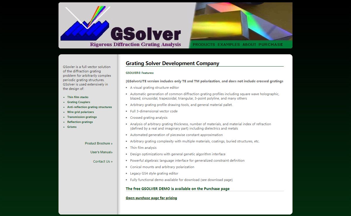 Grating Solver Development Co.