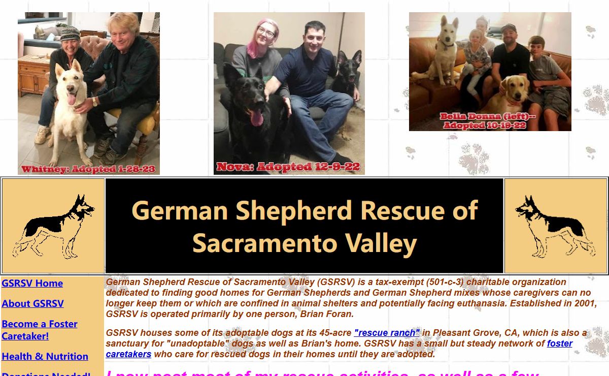German Shepherd Rescue of Sacramento Valley