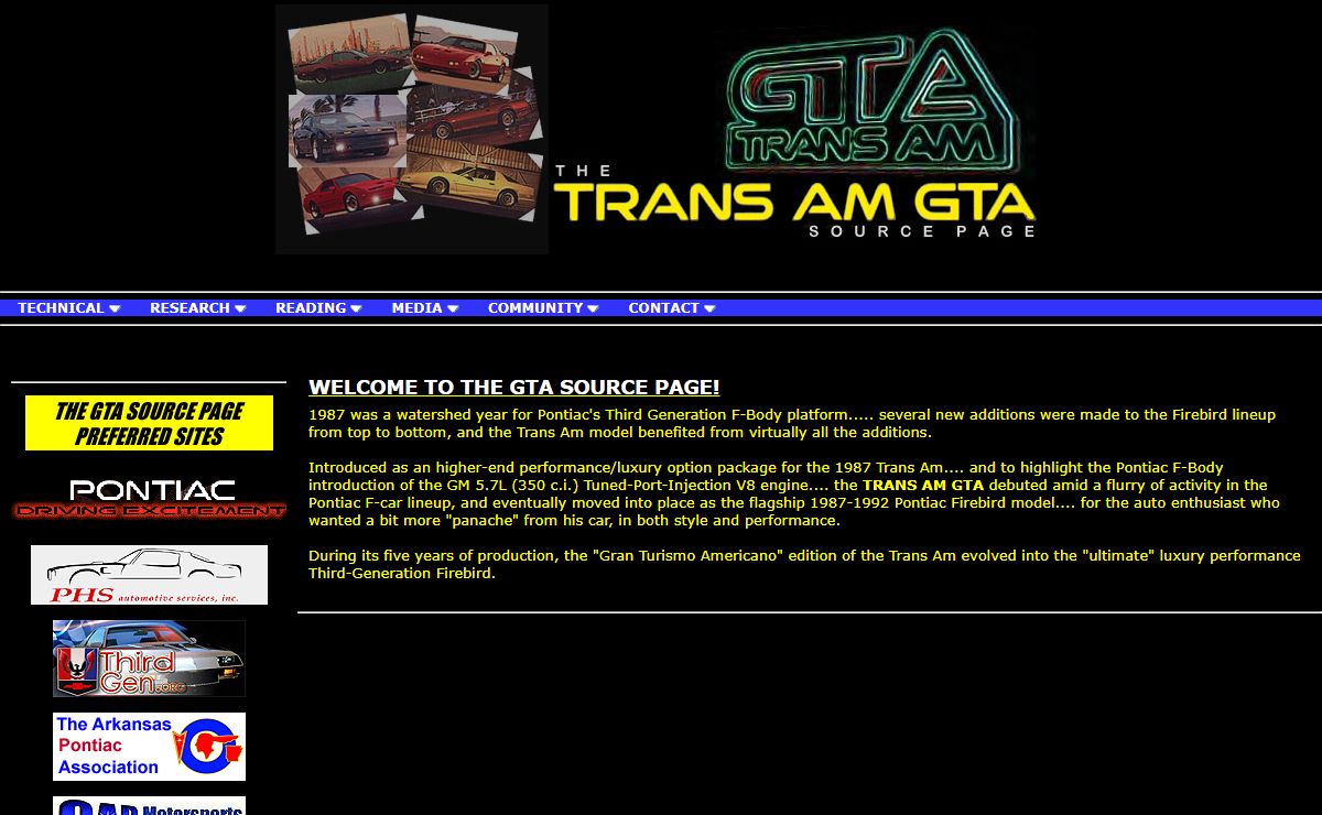 GTA Spotlight Submission Feature | THE GTA SOURCE PAGE -- The HOME For The Trans Am GTA Enthusiast