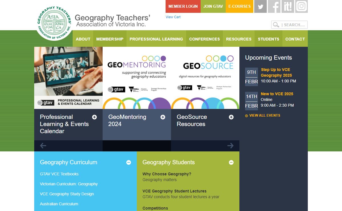 About GTAV - GTAV - Geography Teachers' Association of Victoria Inc.