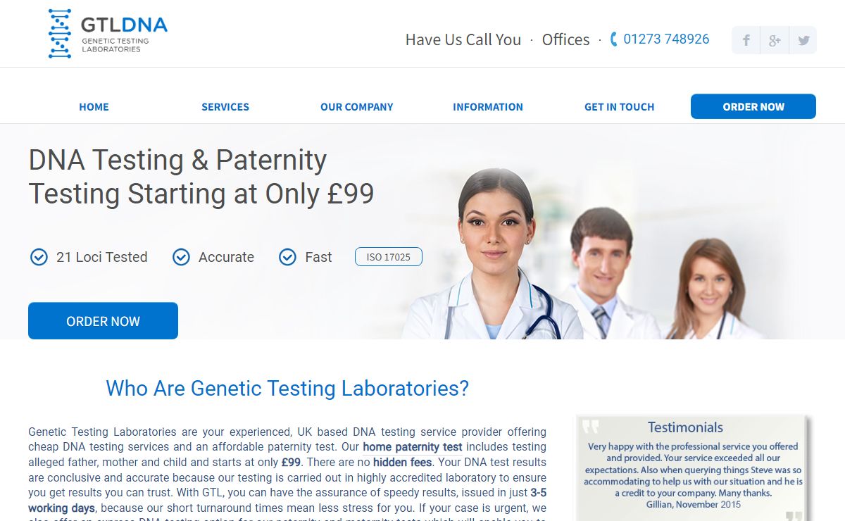 DNA Paternity Testing and other DNA Tests