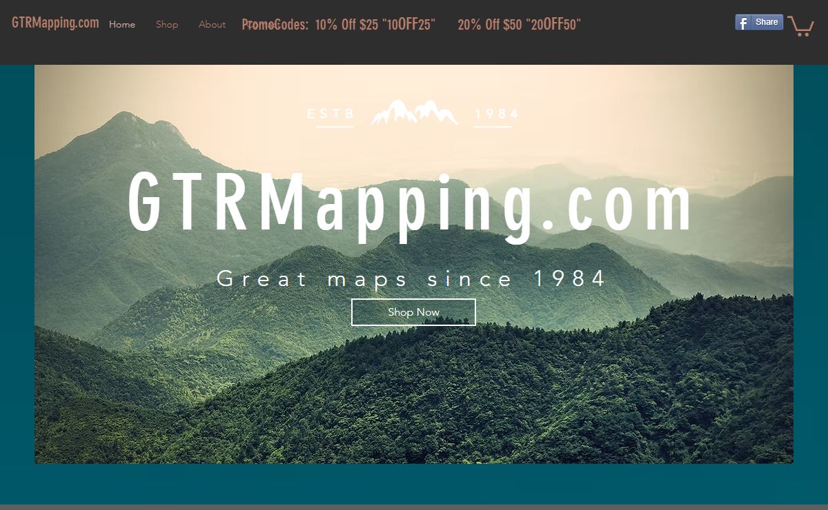 Topographic Recreational Travel Maps | GTRMapping.com | United States