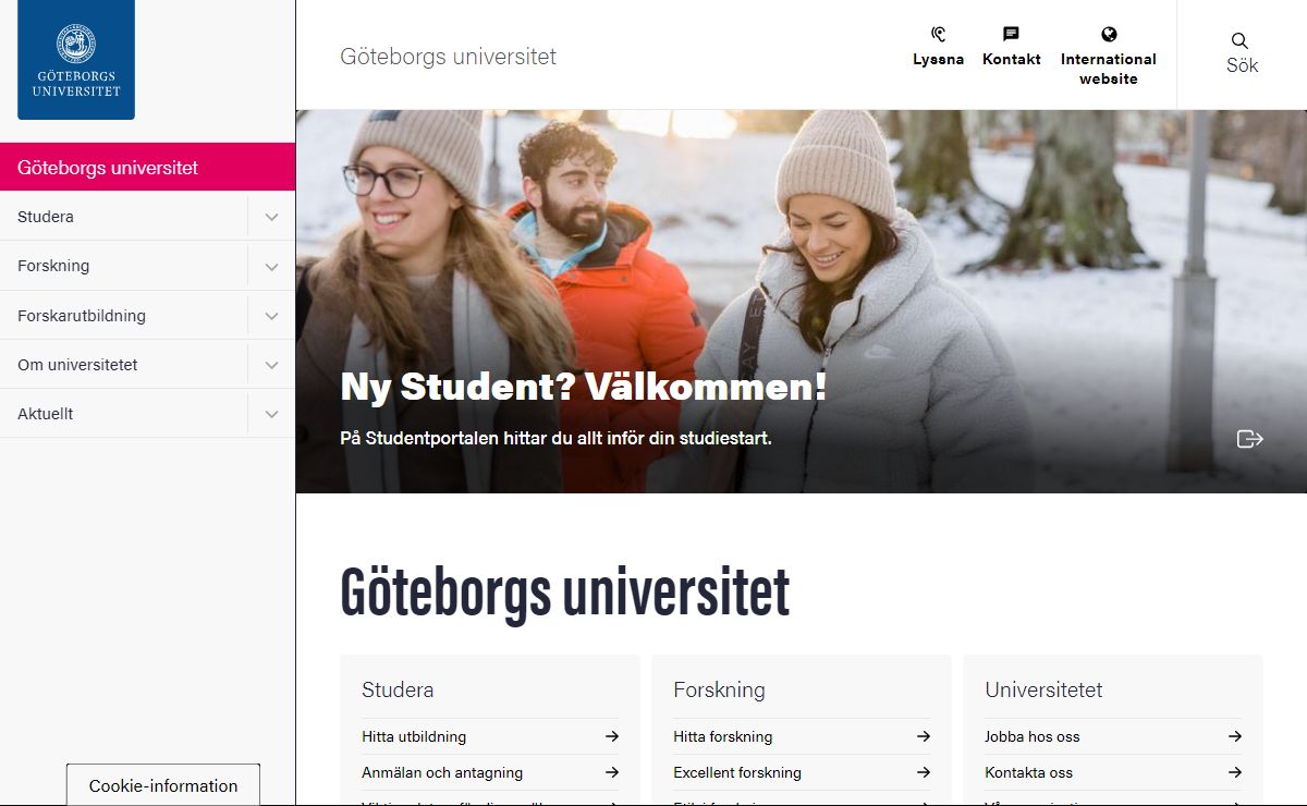 Hem | Göteborgs universitet