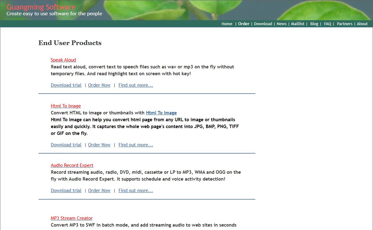 Guangming Software - High Quality Text to Mp3, Convert Html To Image, Audio Record, PDF Split Merge, Tiff to PDF components