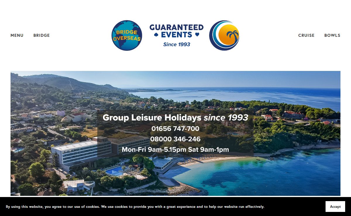 Guaranteed Events Ltd | Bridge Holidays, Travel & Event Management