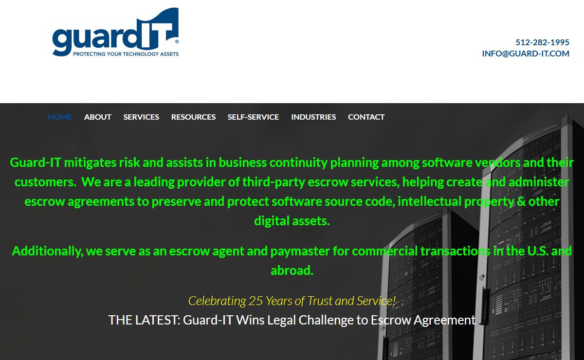 Guard-IT: Escrow for Software, Source Code & Digital Assets