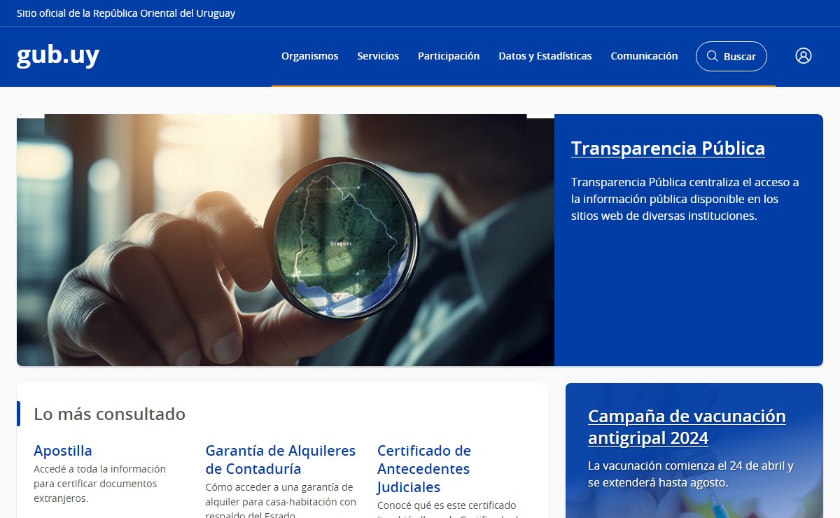 Sitio oficial de la República Oriental del Uruguay - GUB.UY
