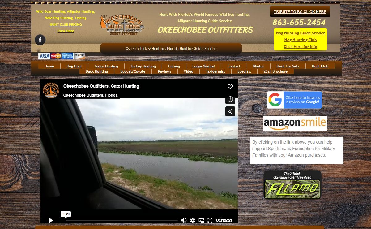 Okeechobee Outfitters - Wild Hog Hunting, Alligator Hunting