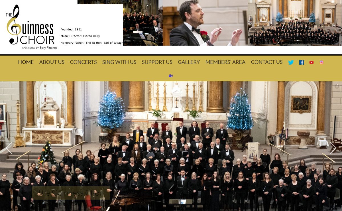 The Guinness Choir | An independent, self-funded, choir attracting amateur singers from all over Dublin and beyond to sing the great oratorios and major classical works as well as the many beautiful choral works from the renaissance, baroque, modern and contemporary eras.
