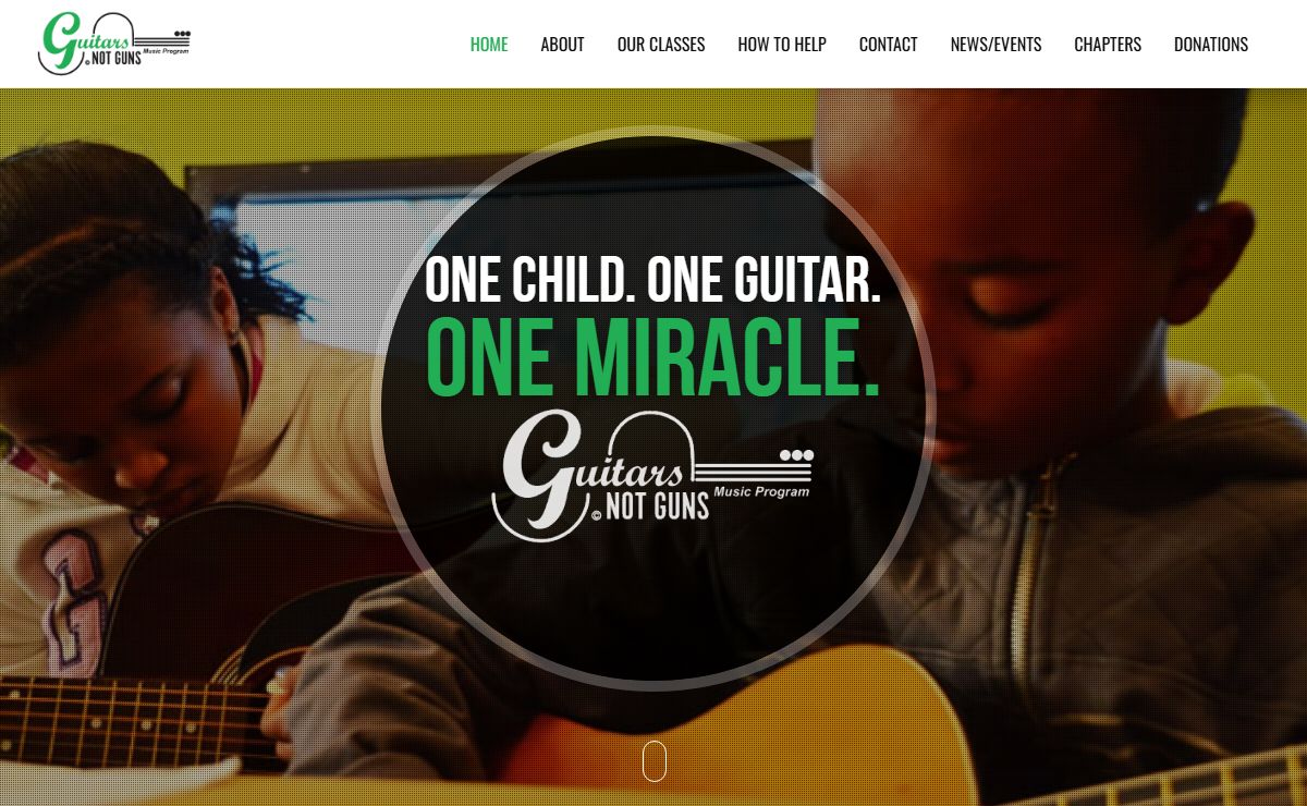 Guitars not Guns - Guitars not Guns Music Program