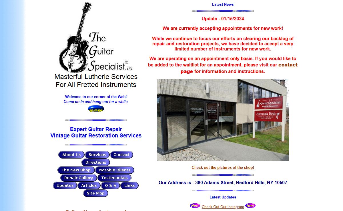 Guitar Repair & Restoration By The Guitar Specialist, Inc.