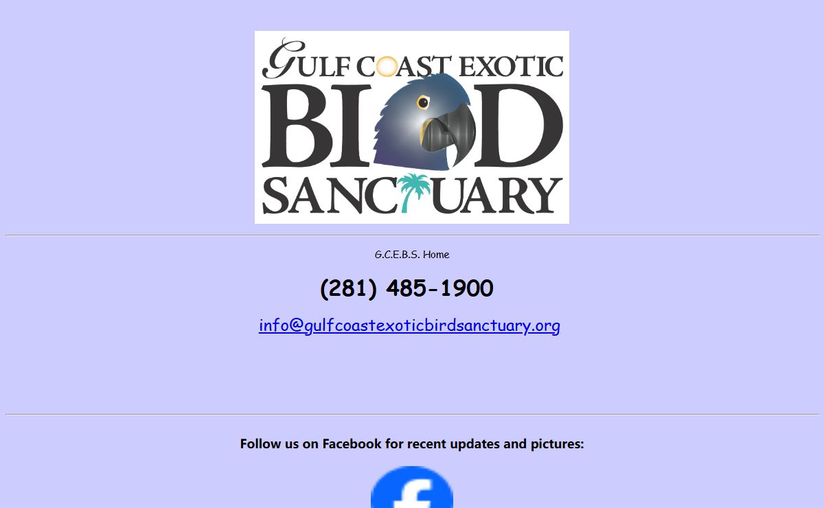 GULF COAST EXOTIC BIRD SANCTUARY