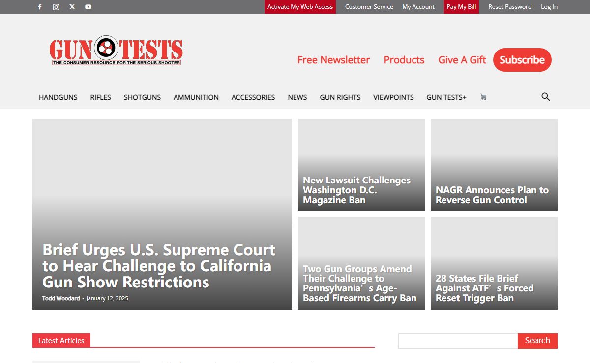 Gun Tests | The Consumer Resource for the Serious Shooter