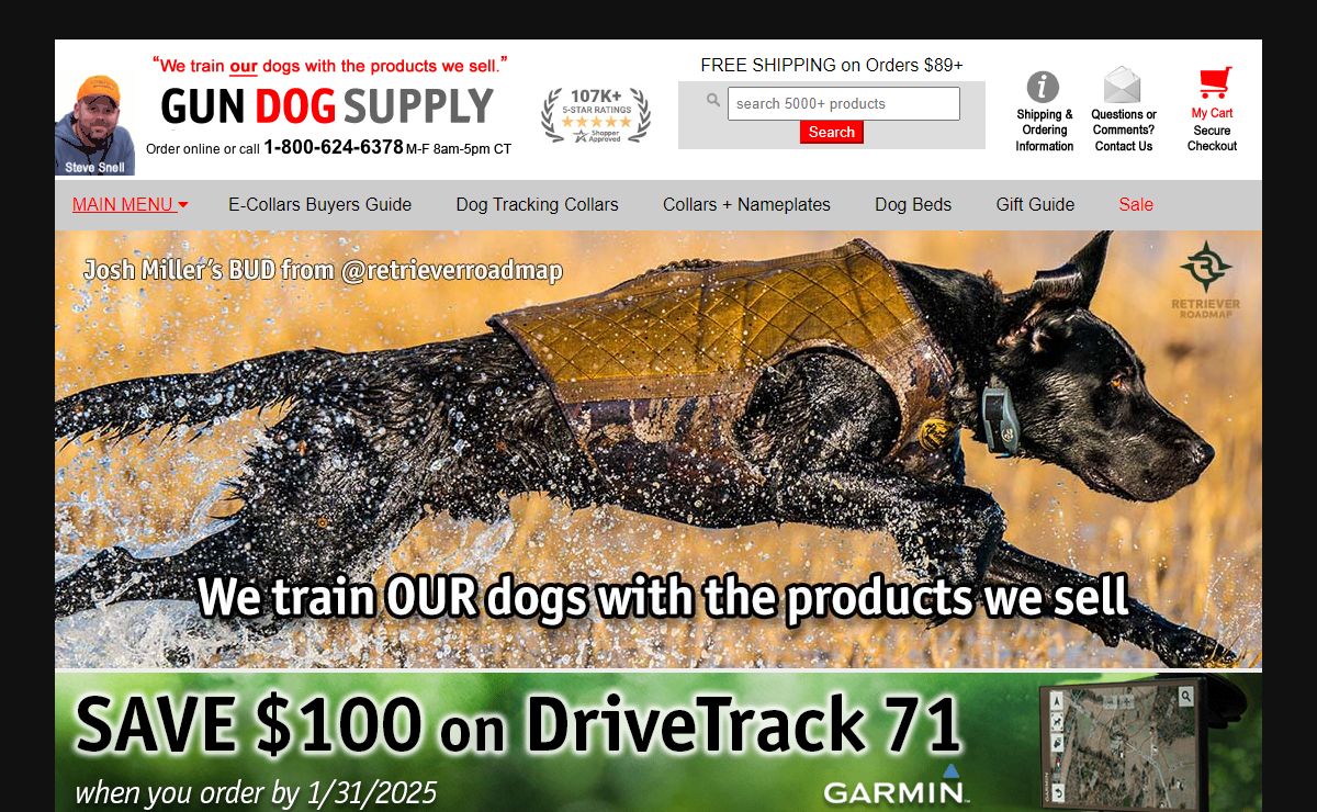 Best Hunting Dog Equipment, Dog Collars & Dog Training Supplies | Gun Dog Supply | Gun Dog Supply