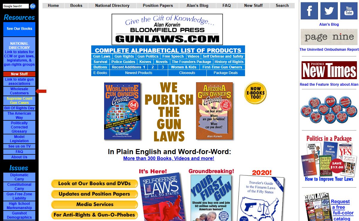 gunlaws.com / Bloomfield Press