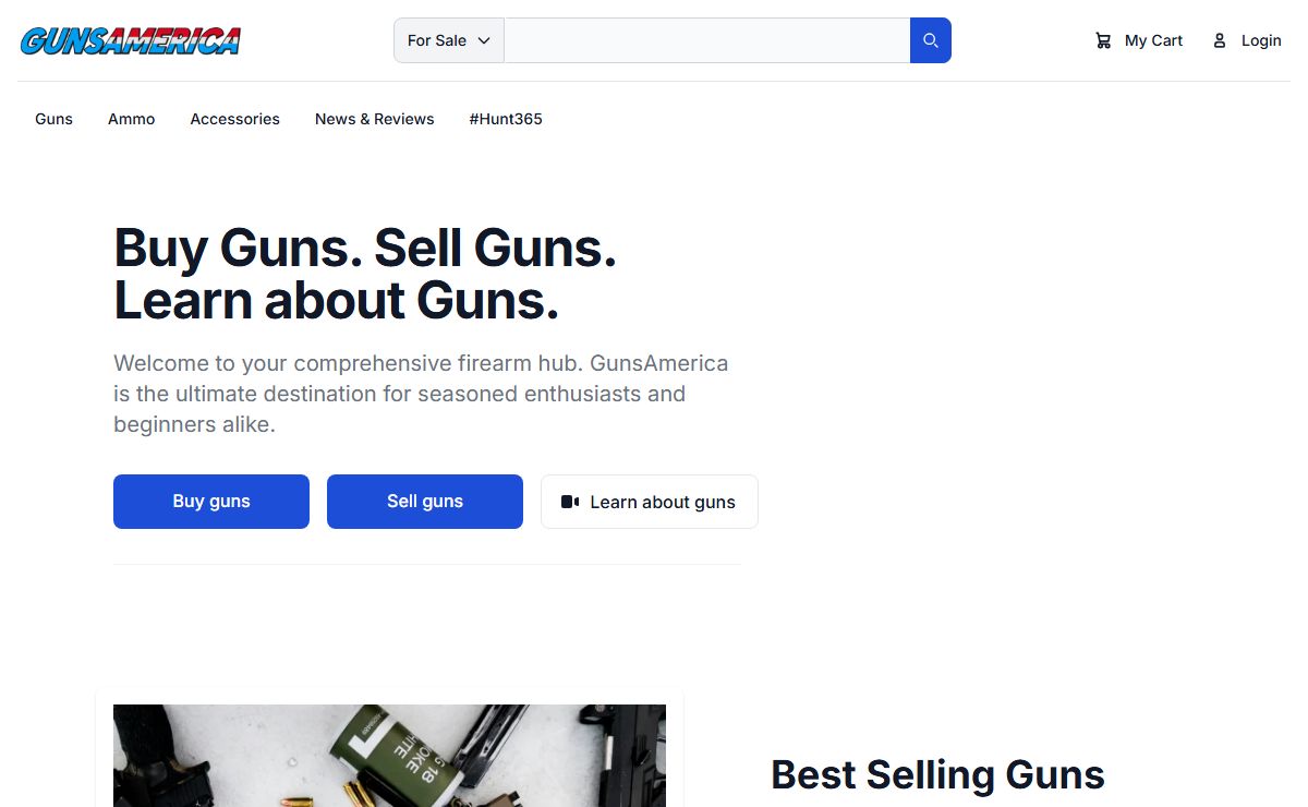 GunsAmerica Buy Guns Online and Sell Guns Online - Gun Auctions