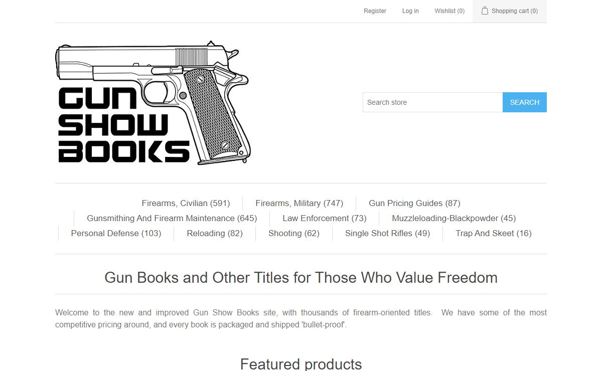 GunShowBooks.com--Welcome to the all new Gun Show Books website!